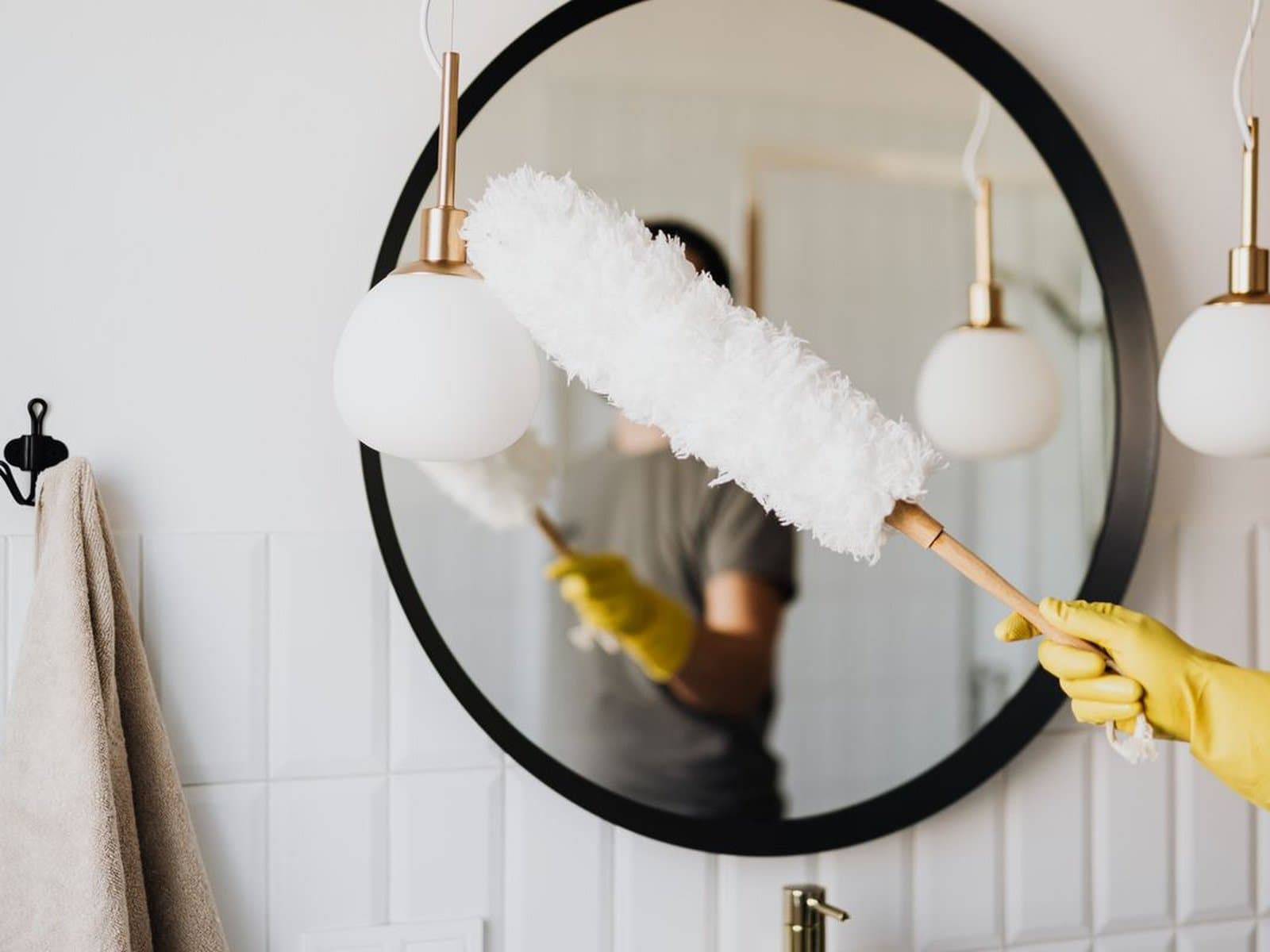 Cleaning tools ready for housework — illustrative of general cleaning across Sydney