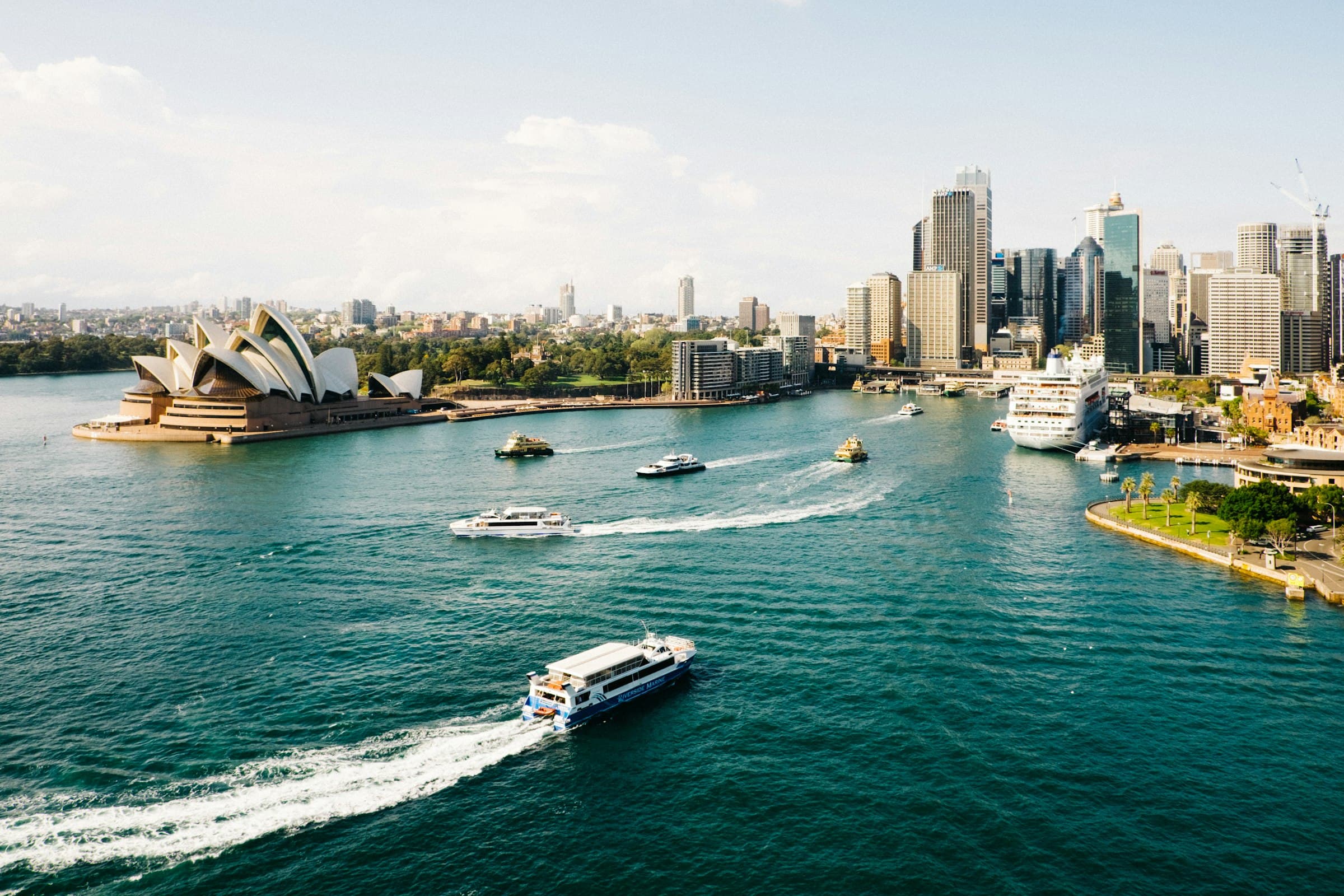 Sydney Harbour with the Opera House and city skyline — illustrative of all of Sydney coverage